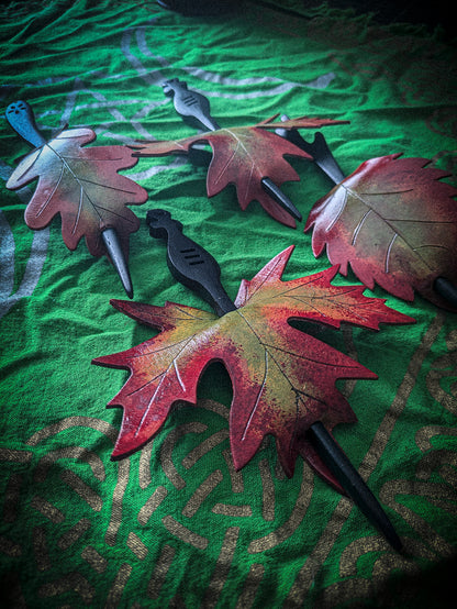 Elven Leaf Hair Slider - Decorative Fantasy Accessory