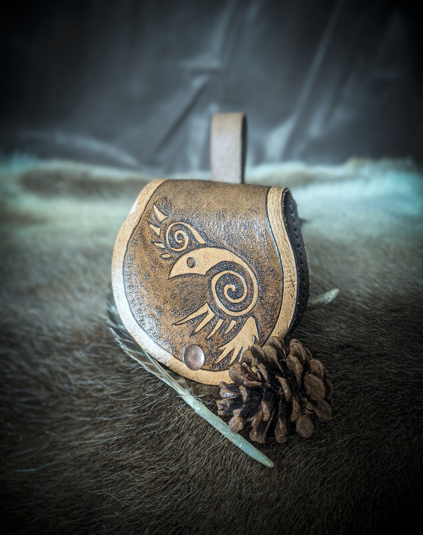 Ancient Raven - Small Belt Bag