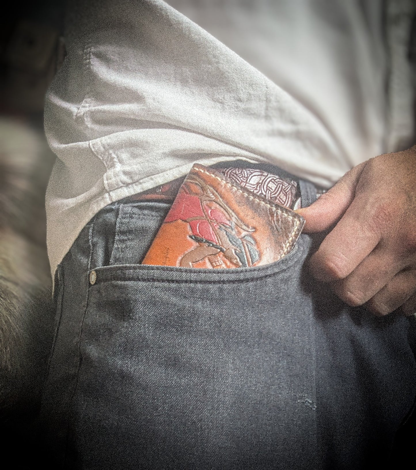 The Huntress - Leather Bifold Wallet