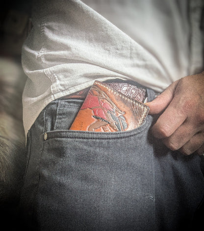 The Huntress - Leather Bifold Wallet