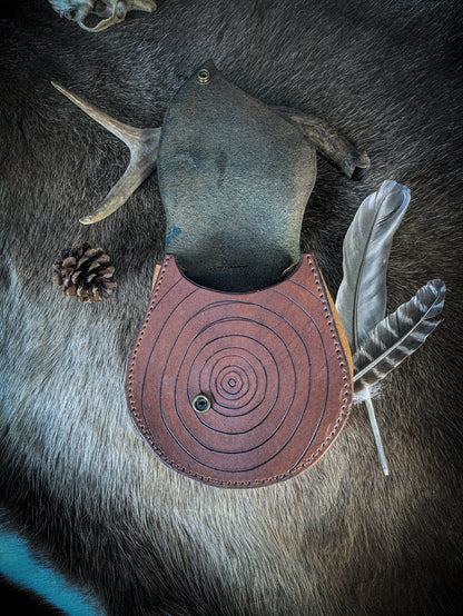 Elven Leaf Belt Satchel - Costume Accessory Bag