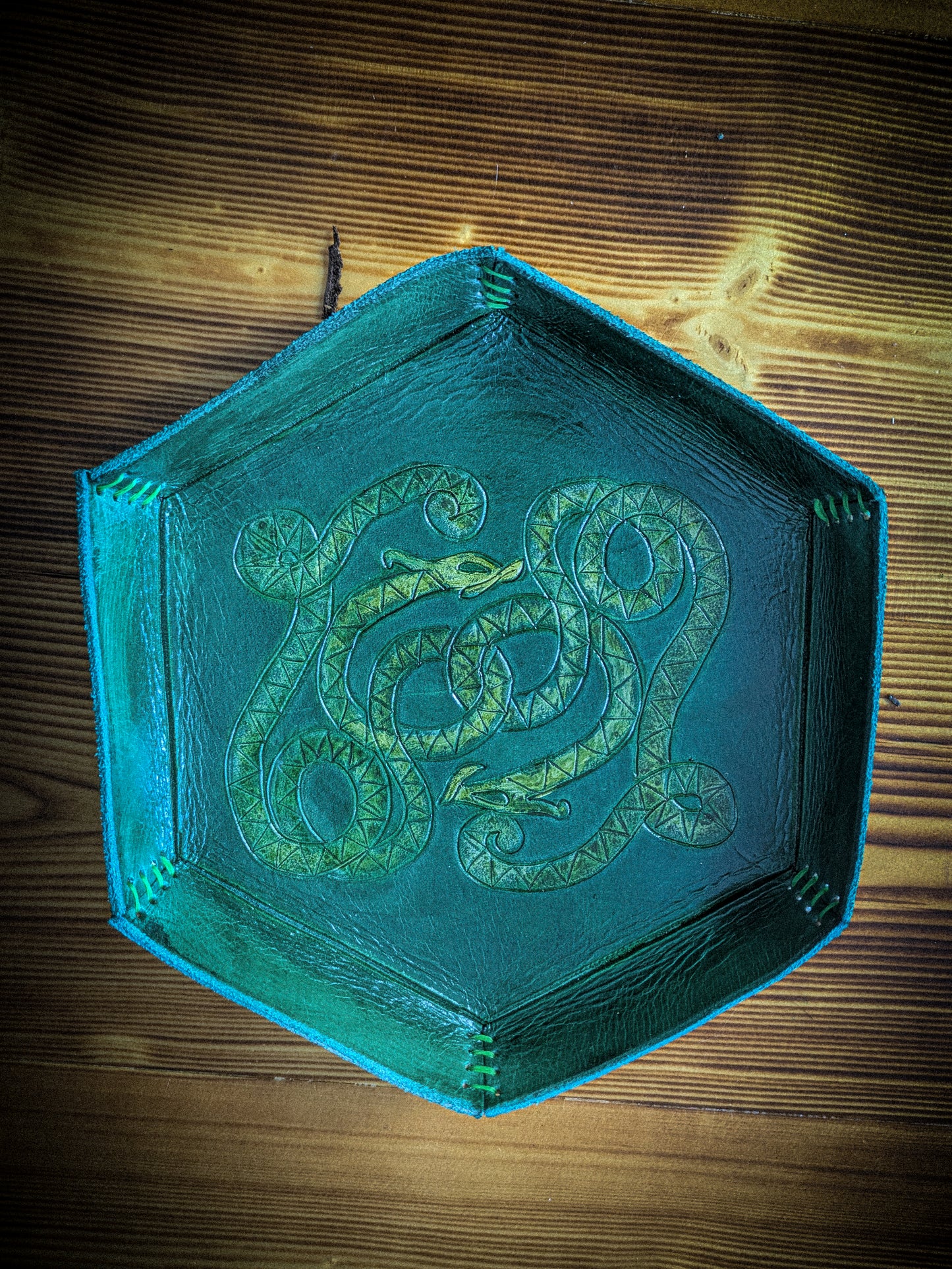 Leather Dice Trays