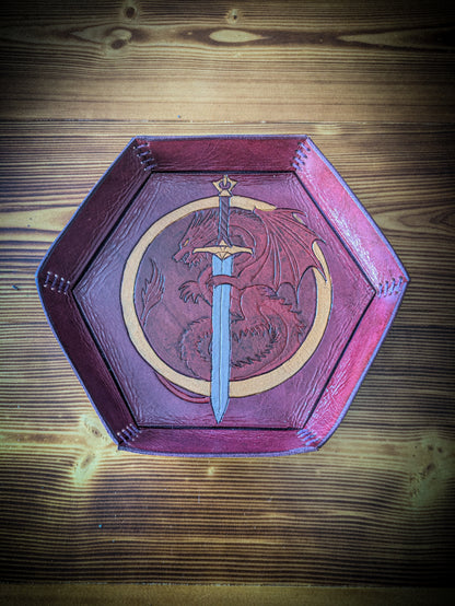 Leather Dice Trays
