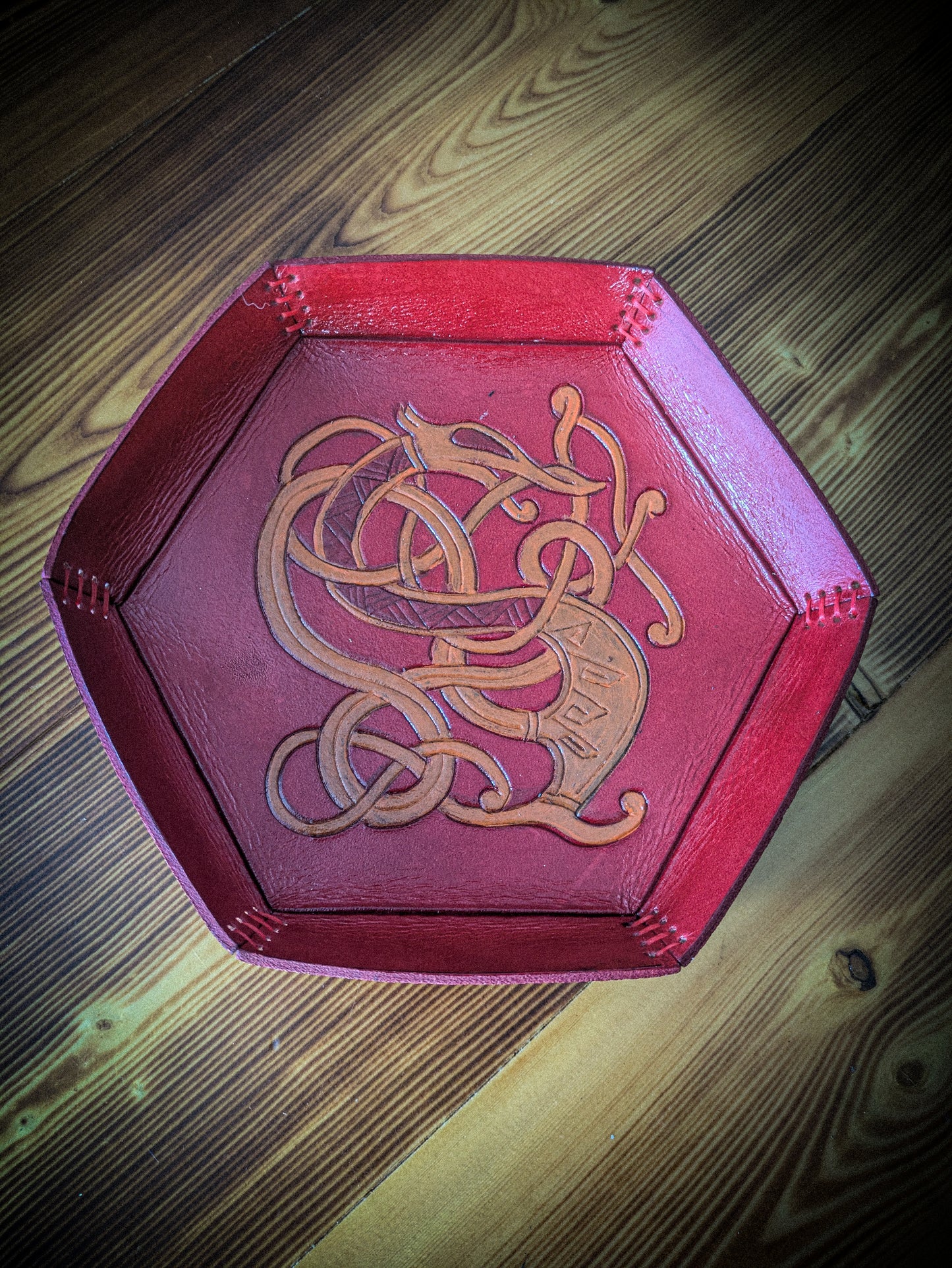 Leather Dice Trays
