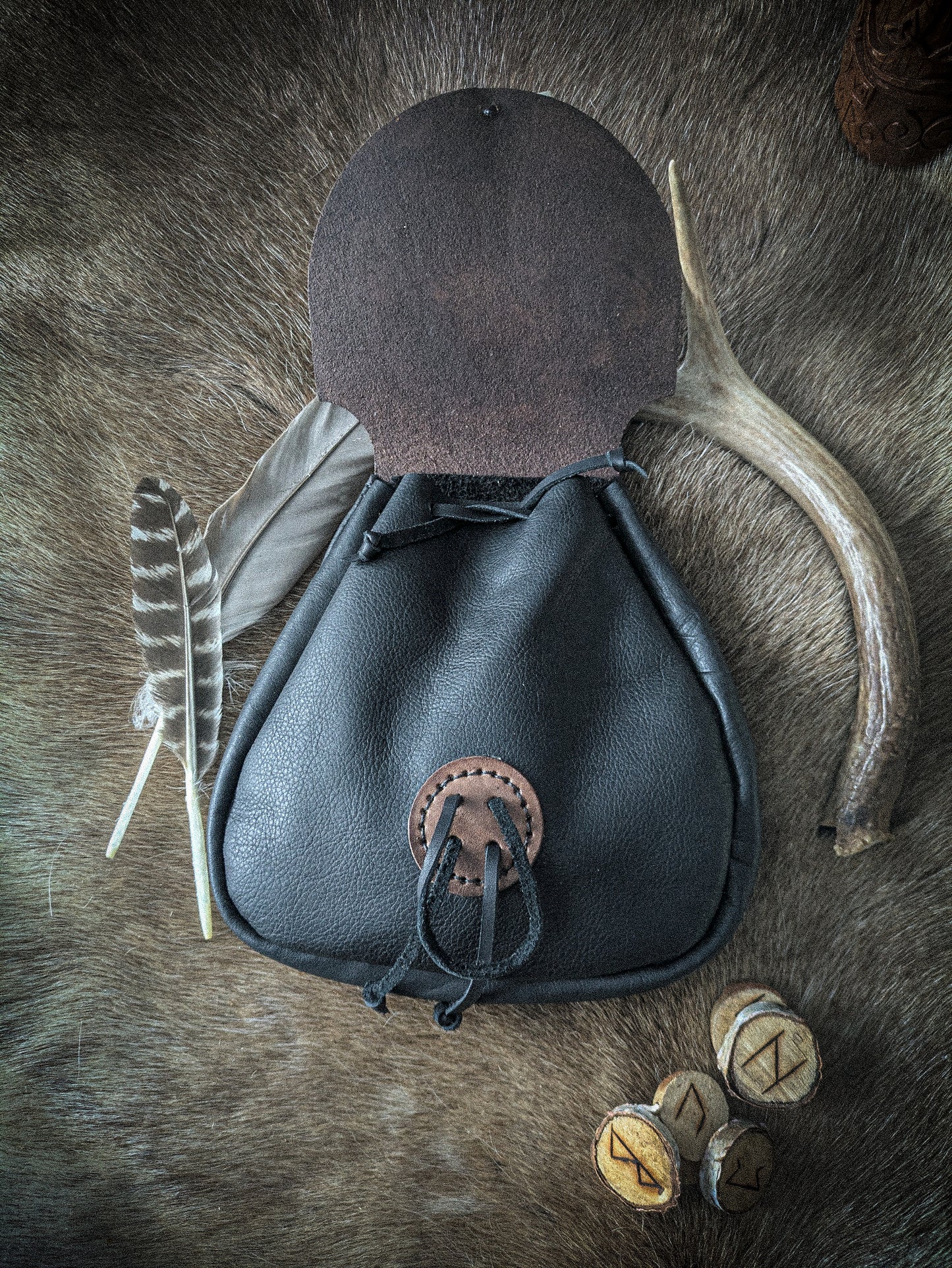 Leather Belt Bag - World Tree