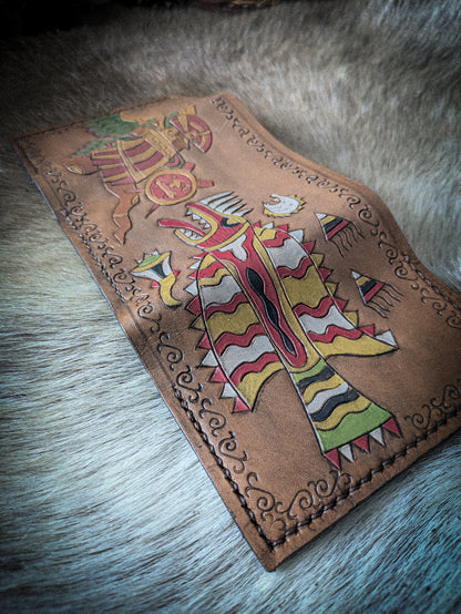 Leather Tri-fold Wallet - King and Leviathan