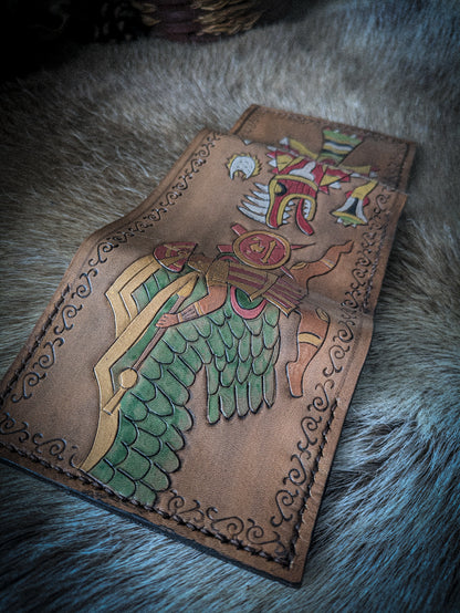 Leather Tri-fold Wallet - King and Leviathan