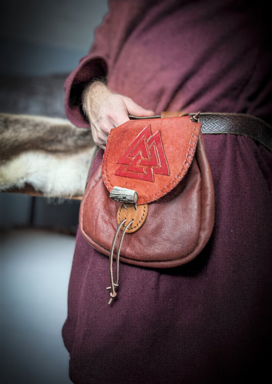 Valknut II - Leather Belt Bag