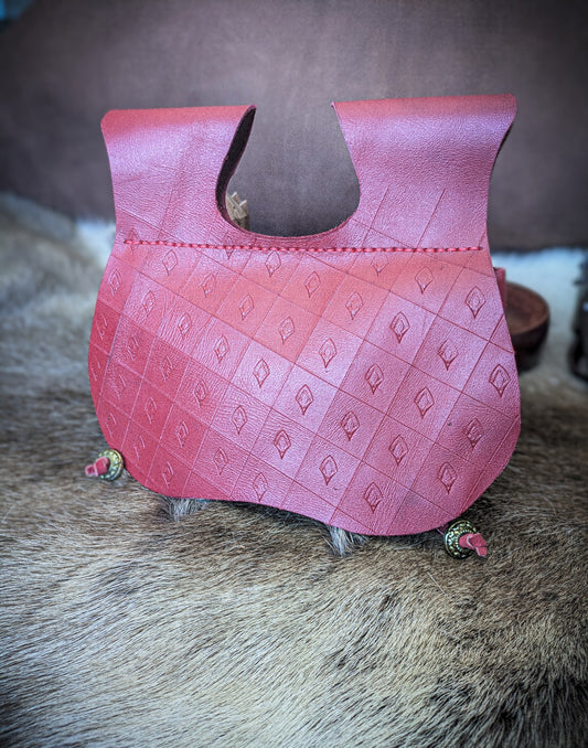 Medieval Belt Bag - Renaissance-era Kidney Pouch