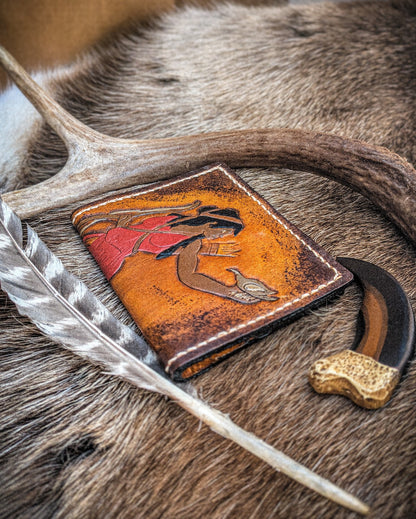 The Huntress - Leather Bifold Wallet