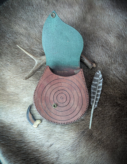 Elven Leaf Belt Satchel - Costume Accessory Bag