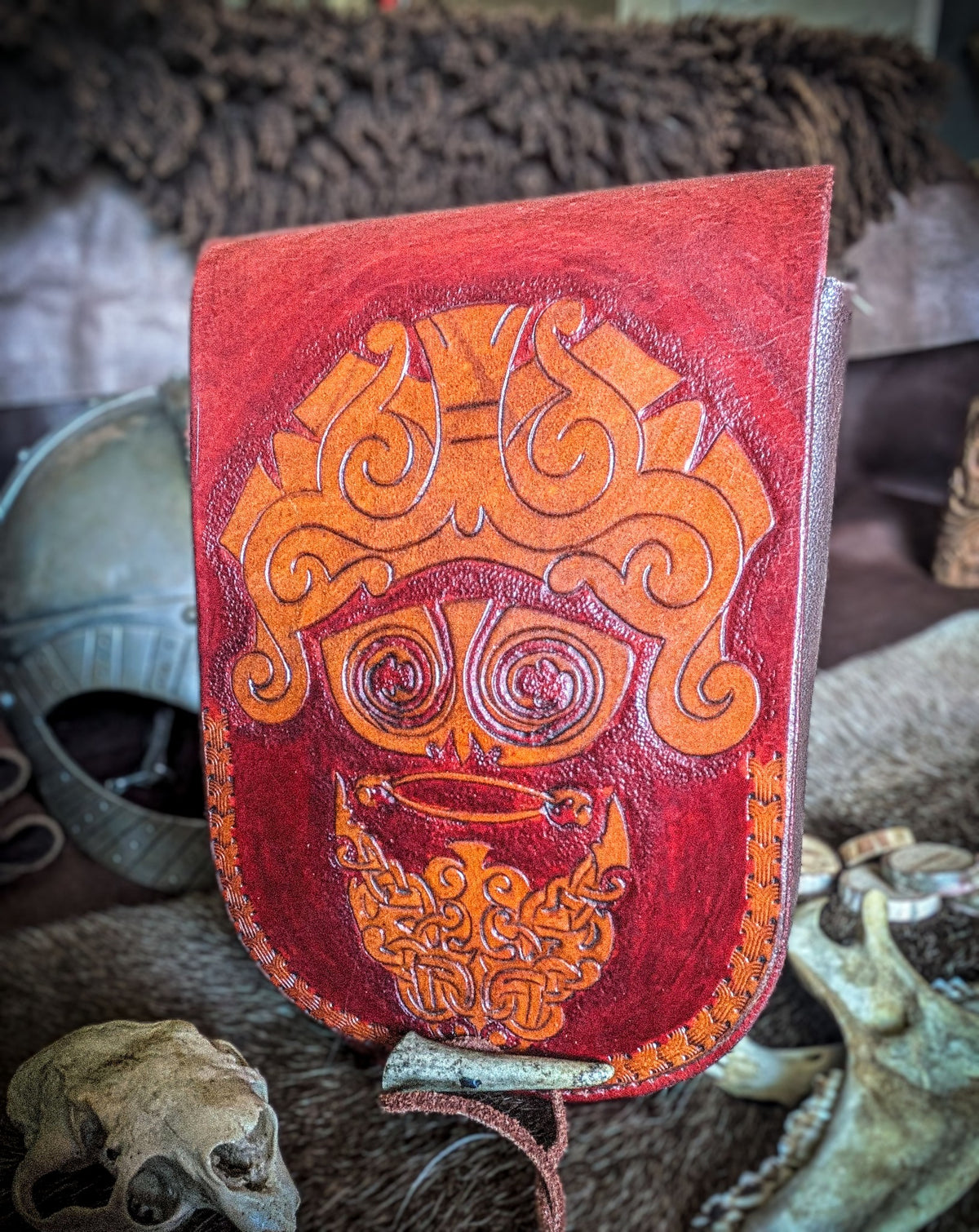 The Godmask - Leather Belt Satchel