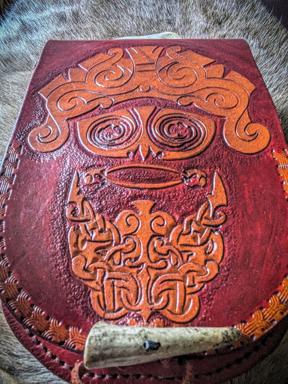 The Godmask - Leather Belt Satchel