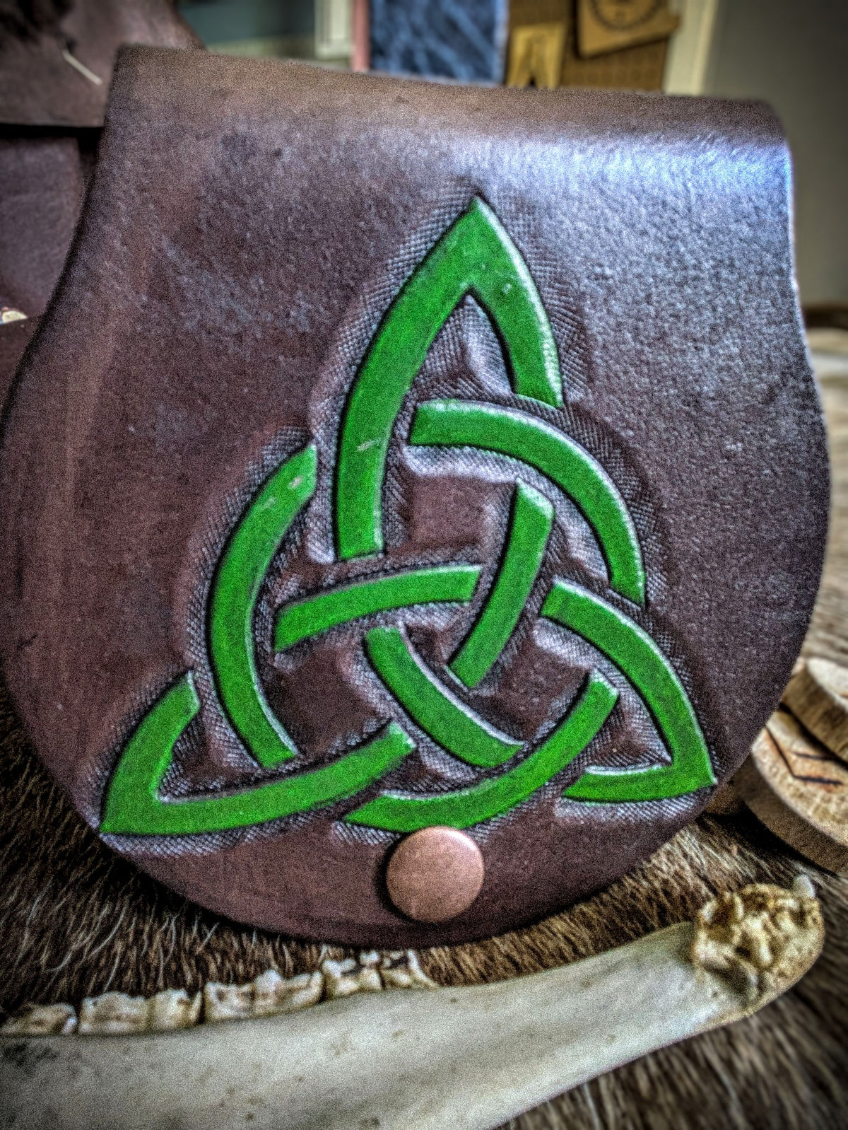 Triqueta - Small Leather Belt Bag