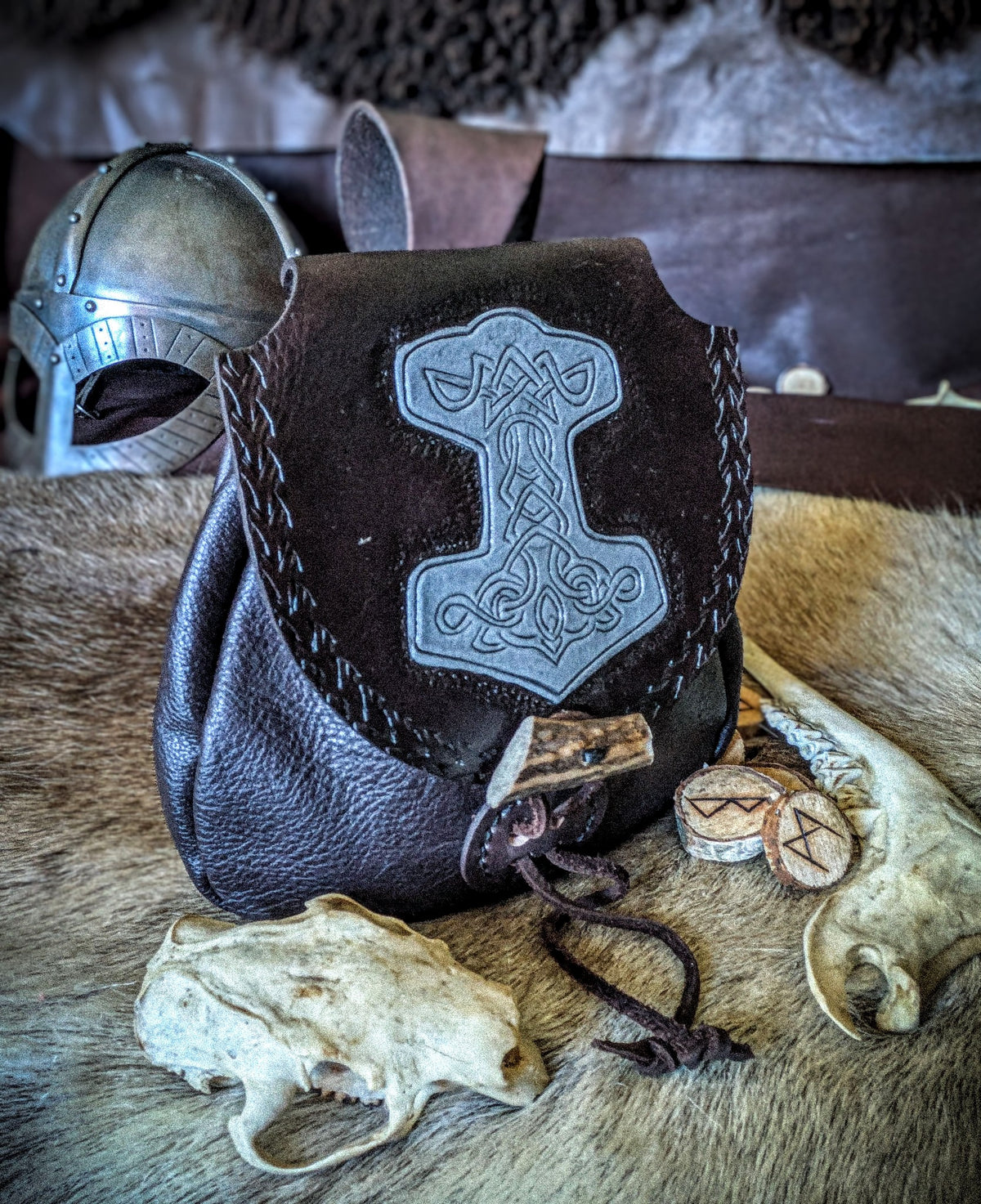 Leather Belt Bag - Mjolnir I