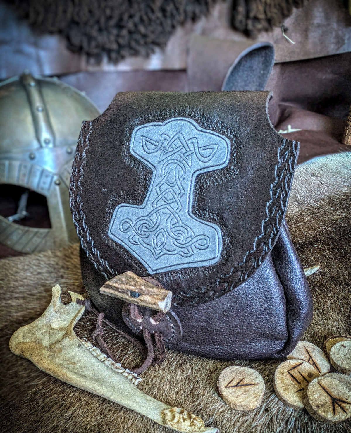 Leather Belt Bag - Mjolnir I