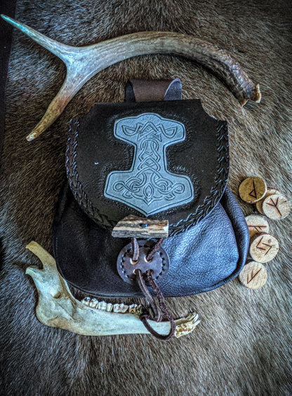 Leather Belt Bag - Mjolnir I