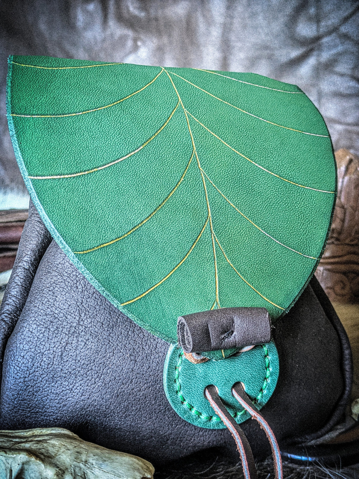 The Broadleaf - Elven Leather Belt Bag