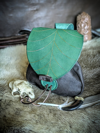 The Broadleaf - Elven Leather Belt Bag