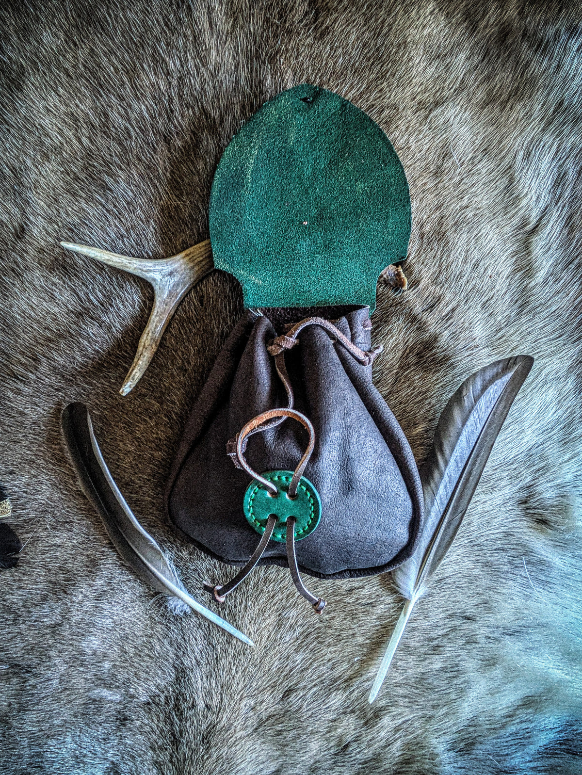 The Broadleaf - Elven Leather Belt Bag