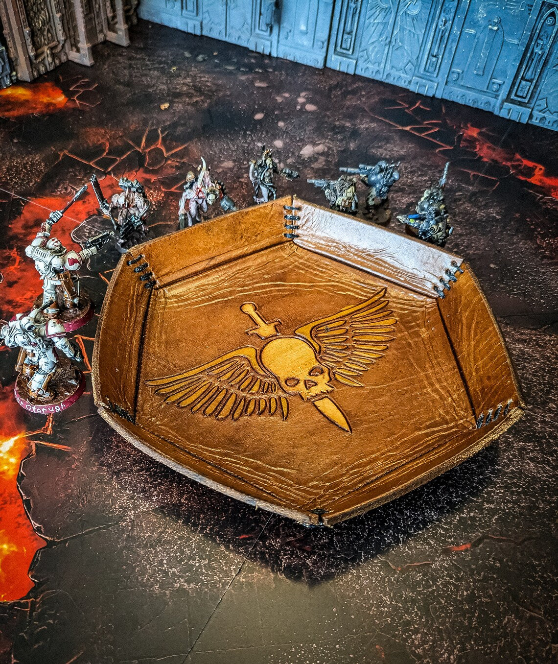 Leather Dice Trays