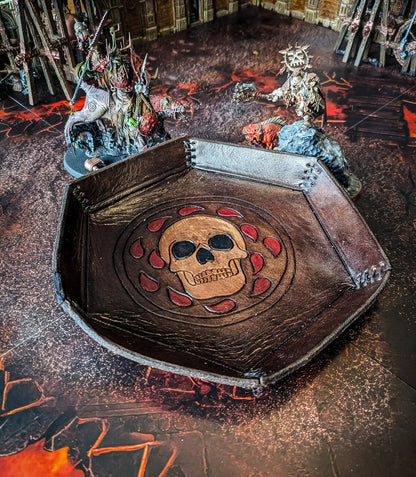 Leather Dice Trays