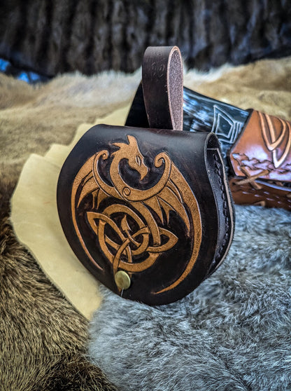 Celtic Dragon - Small Belt Bag