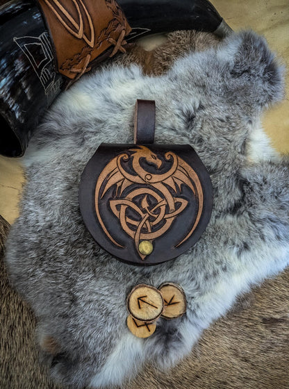 Celtic Dragon - Small Belt Bag