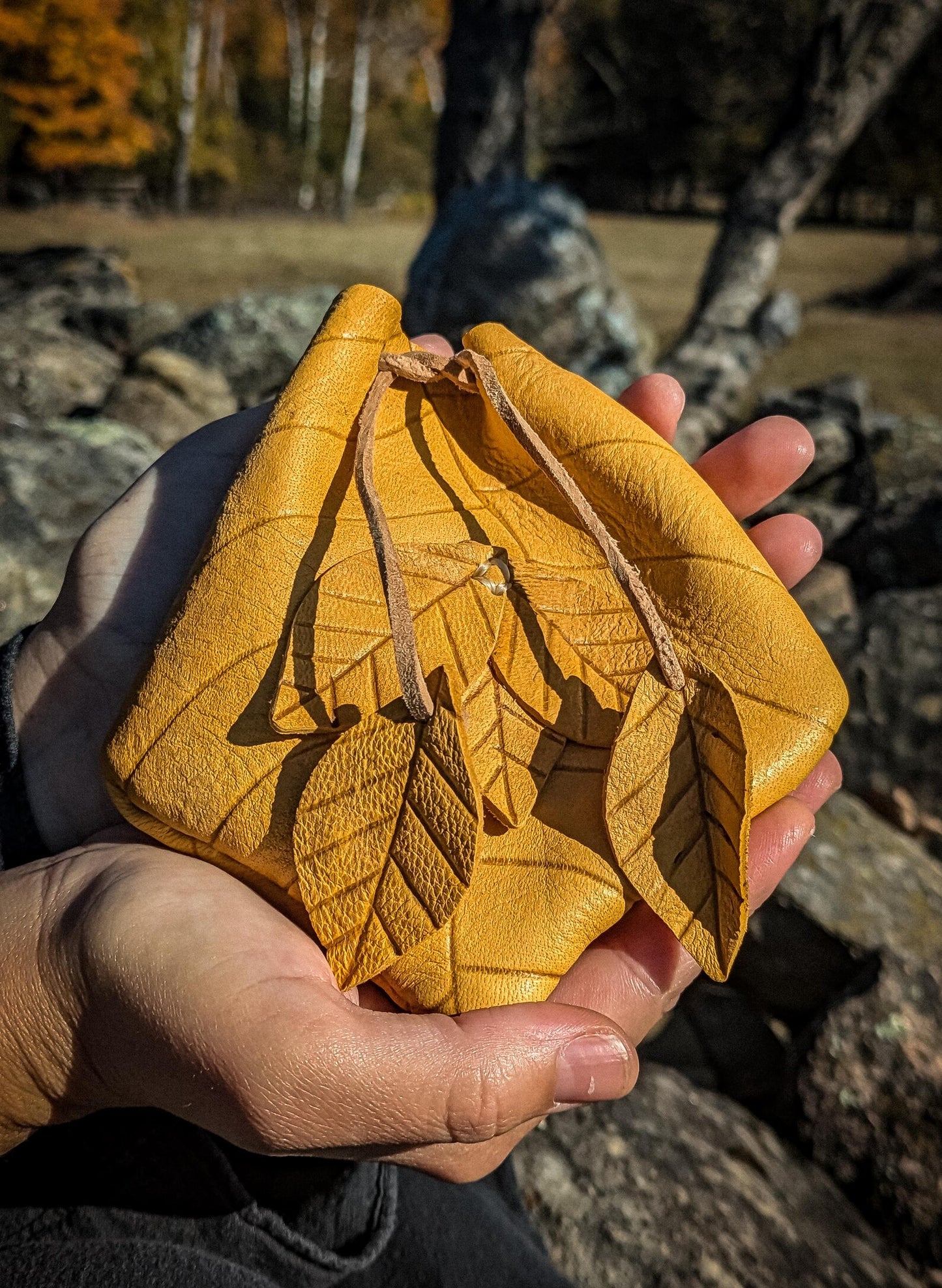 Autumn Leaf Pouch