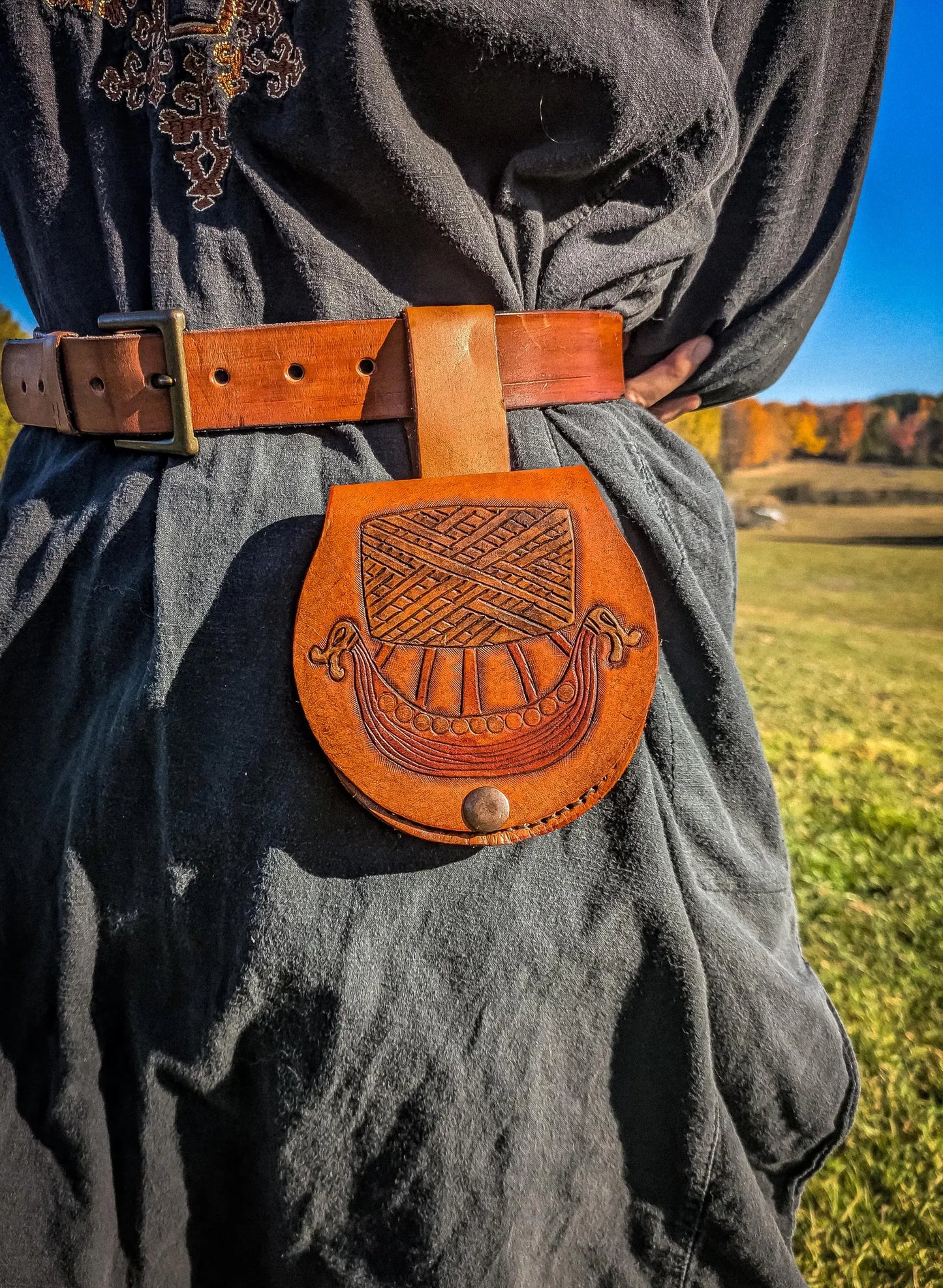 Viking Longship - Small Belt Bag