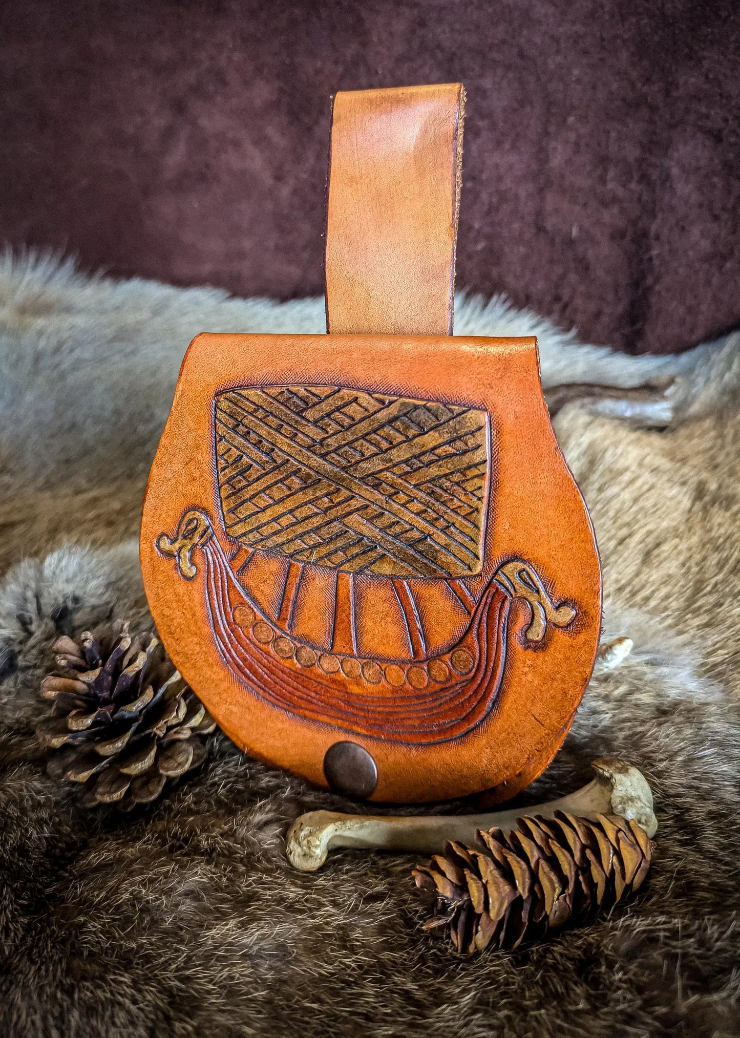 Viking Longship - Small Belt Bag