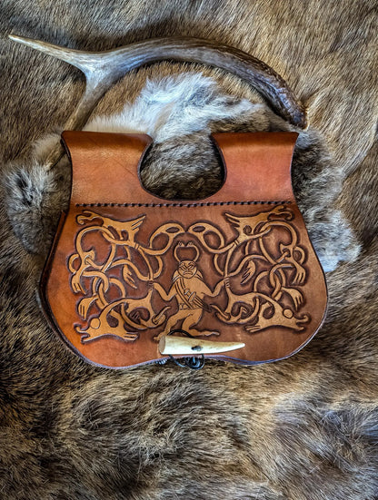 Odin and the Serpents - Medieval Belt Bag