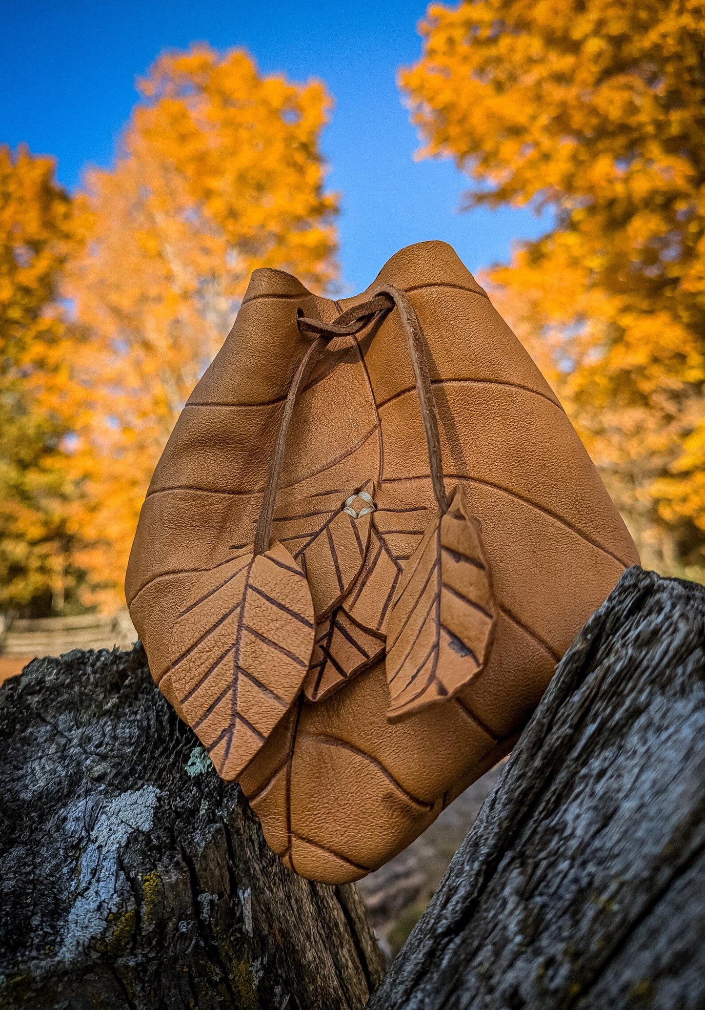 Autumn Leaf Pouch