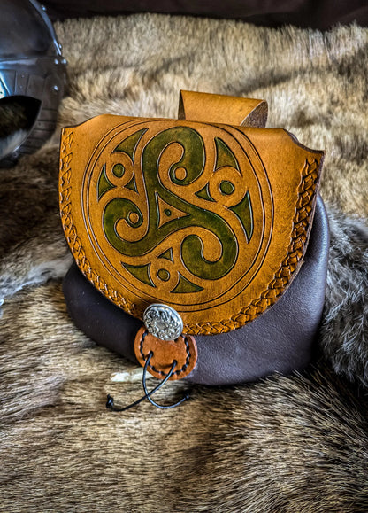 Triskelion - Leather Belt Bag