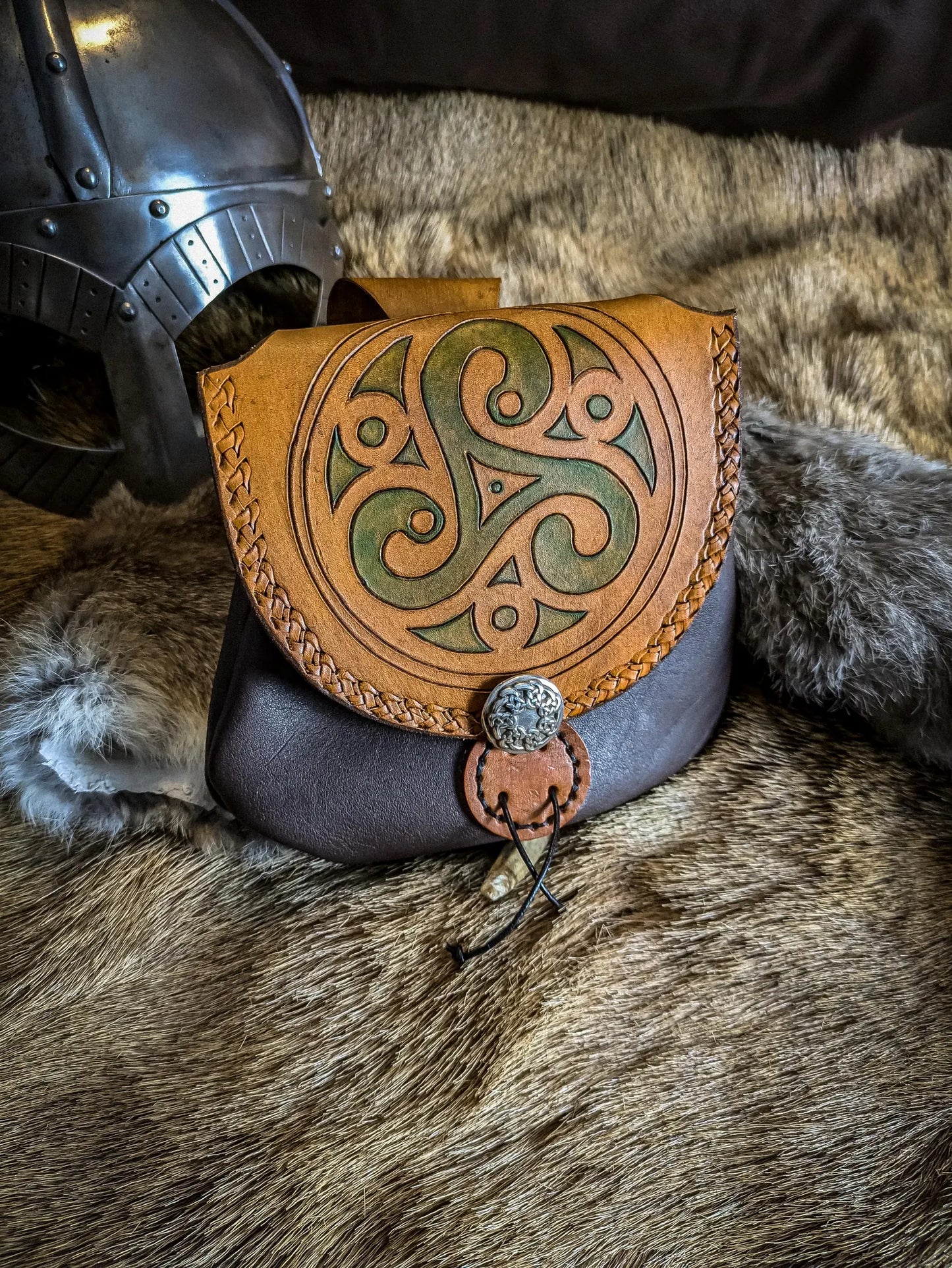 Triskelion - Leather Belt Bag