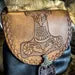 Thor's Hammer - Leather Belt Bag