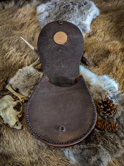 Celtic Shield - Leather Belt Bag