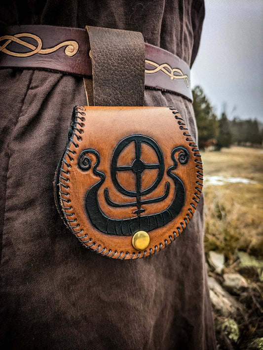 Viking Longship - Small Belt Bag