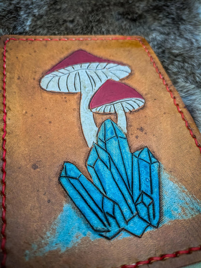 Mushroom and Crystal - Cardholder Wallet