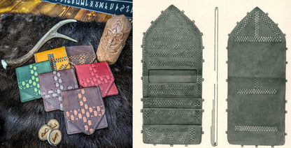 Birka-style Viking Wallet