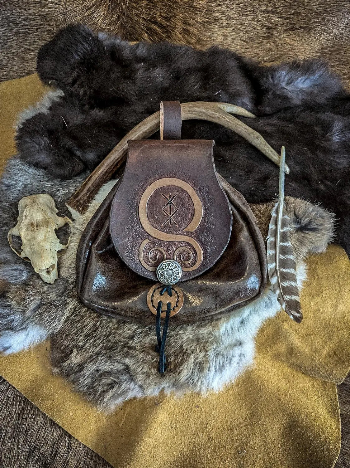 Trollcross - Leather Belt Bag