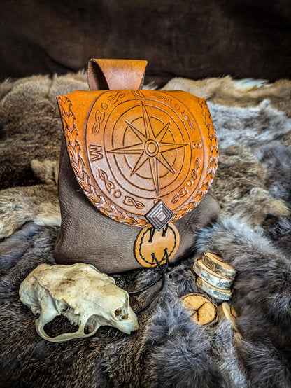 The Compass - Leather Belt Bag