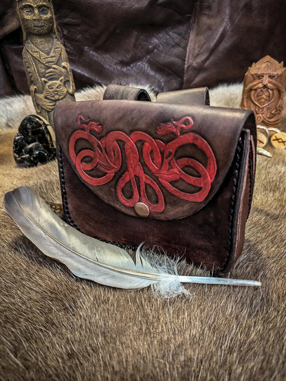 Othala Serpents - Leather Belt Bag