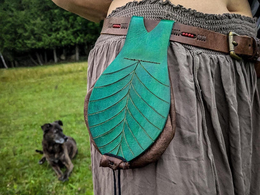 Elven Leaf Belt Bag