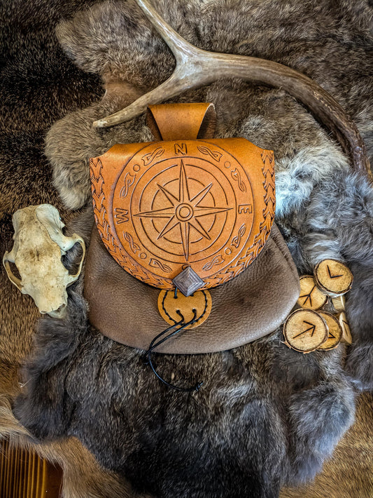 The Compass - Leather Belt Bag