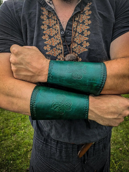 Leather Arm Guards - Pair