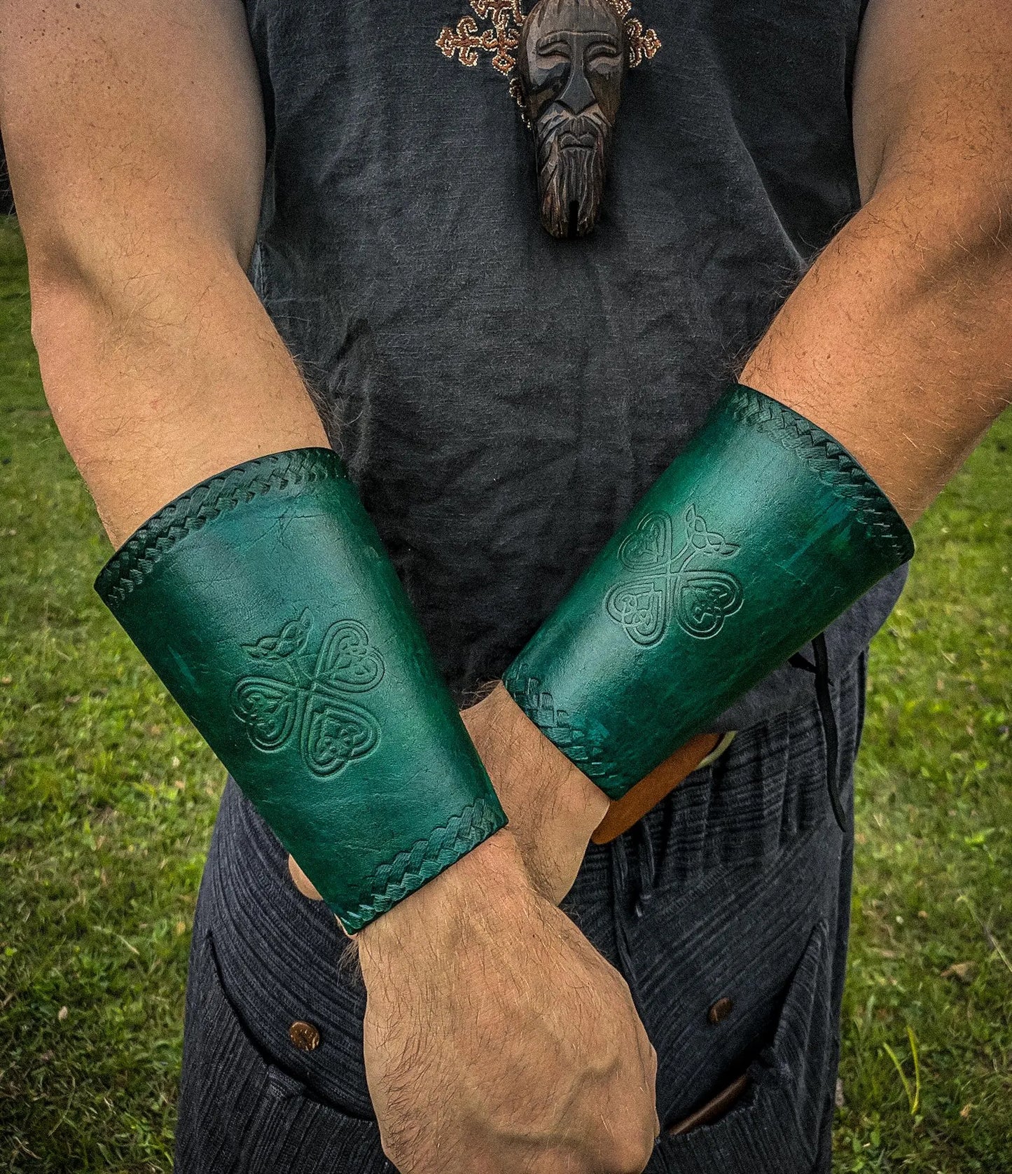 Leather Arm Guards - Pair