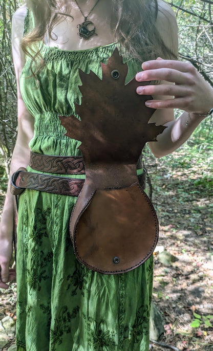 Elven Leaf Belt Bag - Autumn Maple