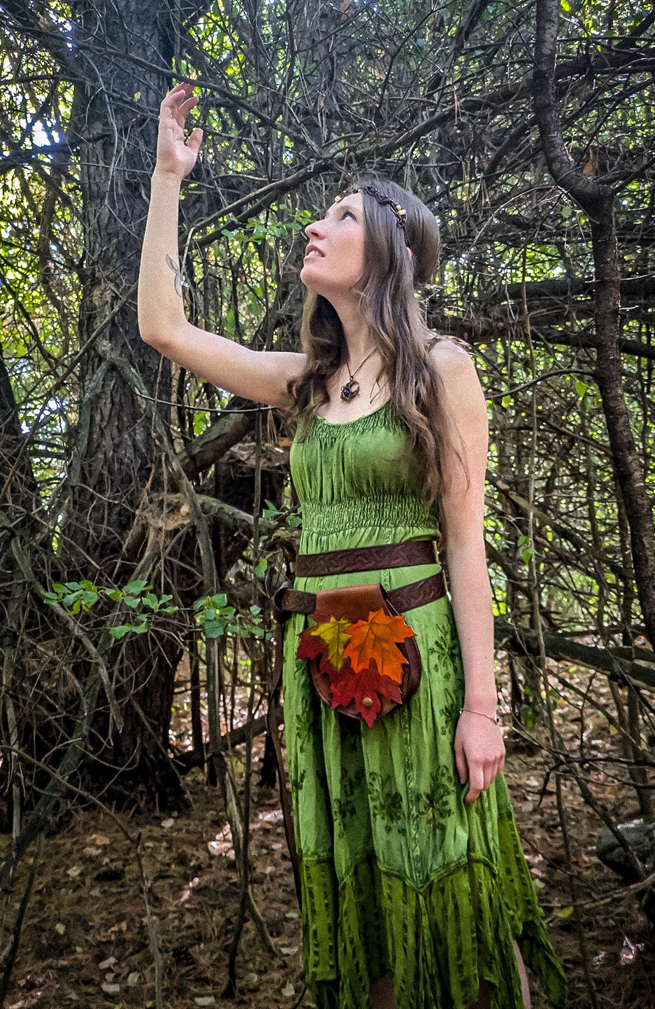 Elven Leaf Belt Bag - Autumn Maple