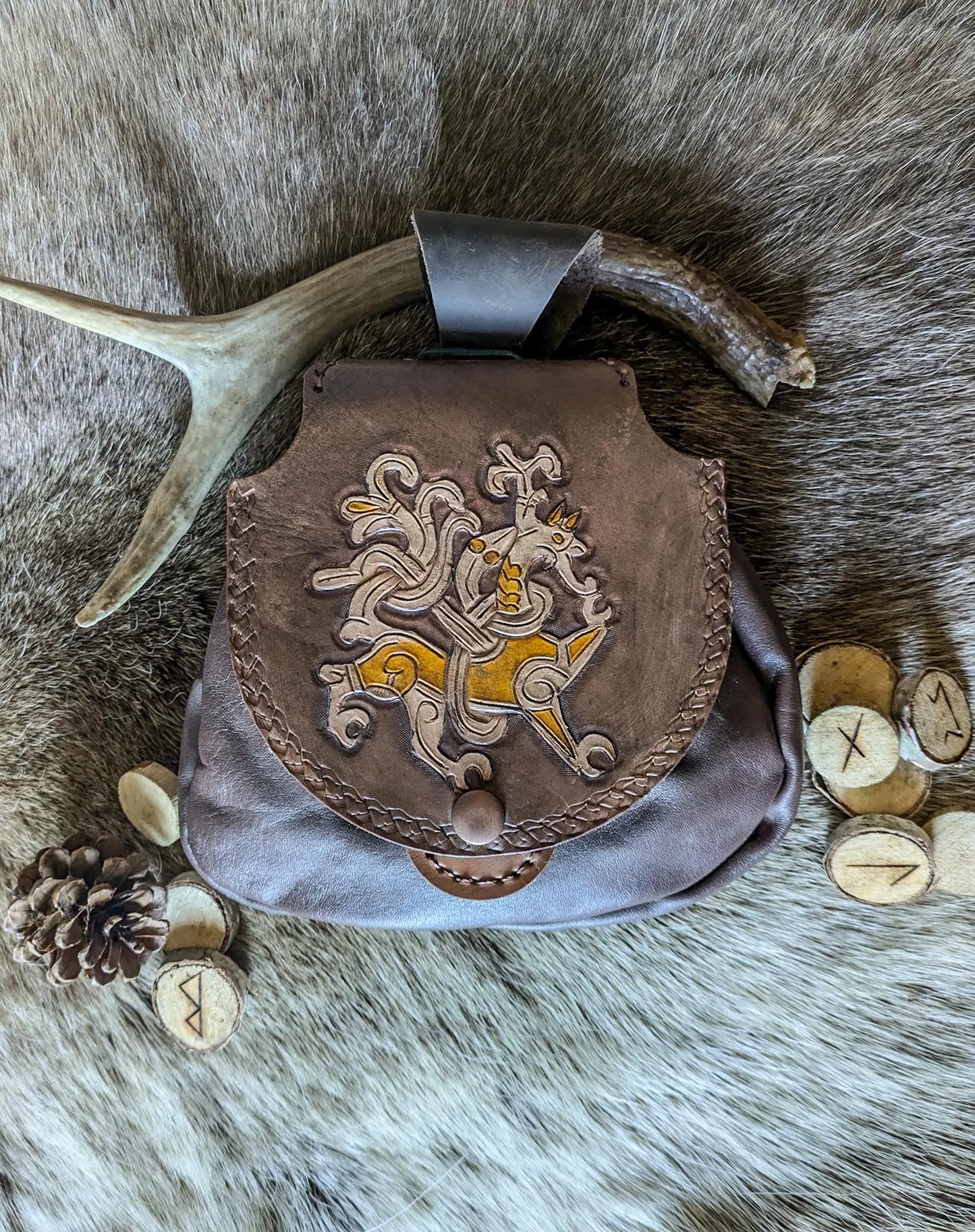 Leather Belt Bag – Viking Beast